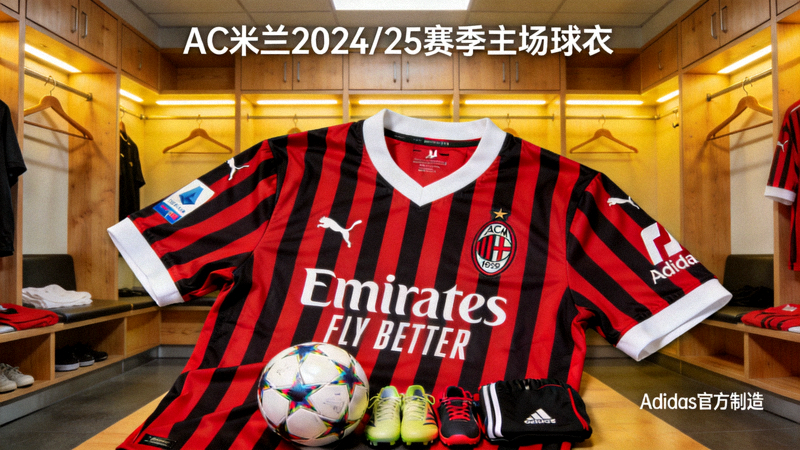 AC米兰俱乐部发布新款赛季主场球衣展示